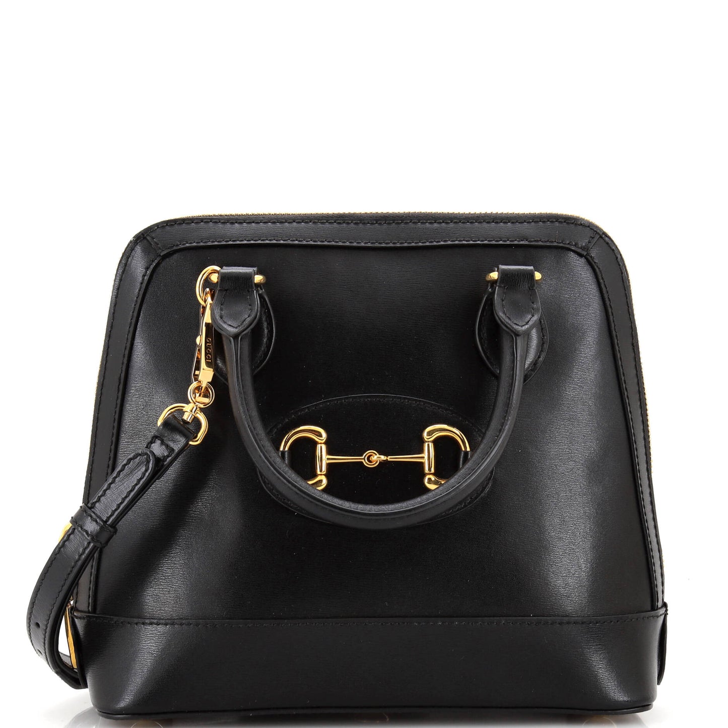 Luxury Gucci Trending 2025 Horsebit 1955 Top Handle Bag Leather Small