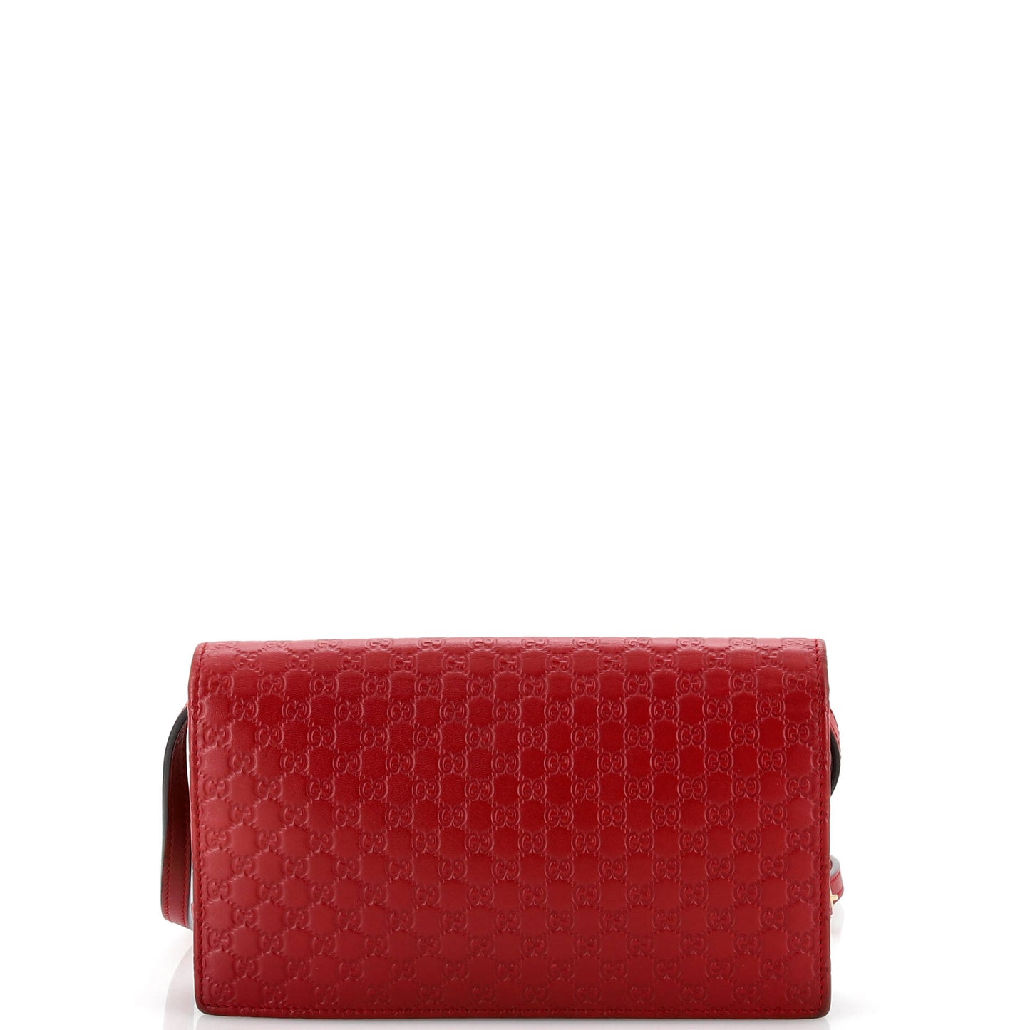 Wallet on Strap Microguccissima Leather