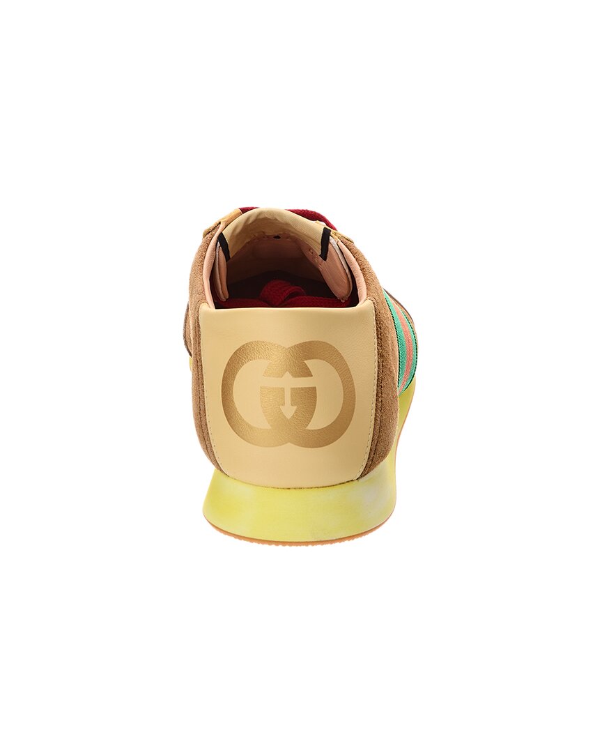 Gucci Suede & Leather Sneaker
