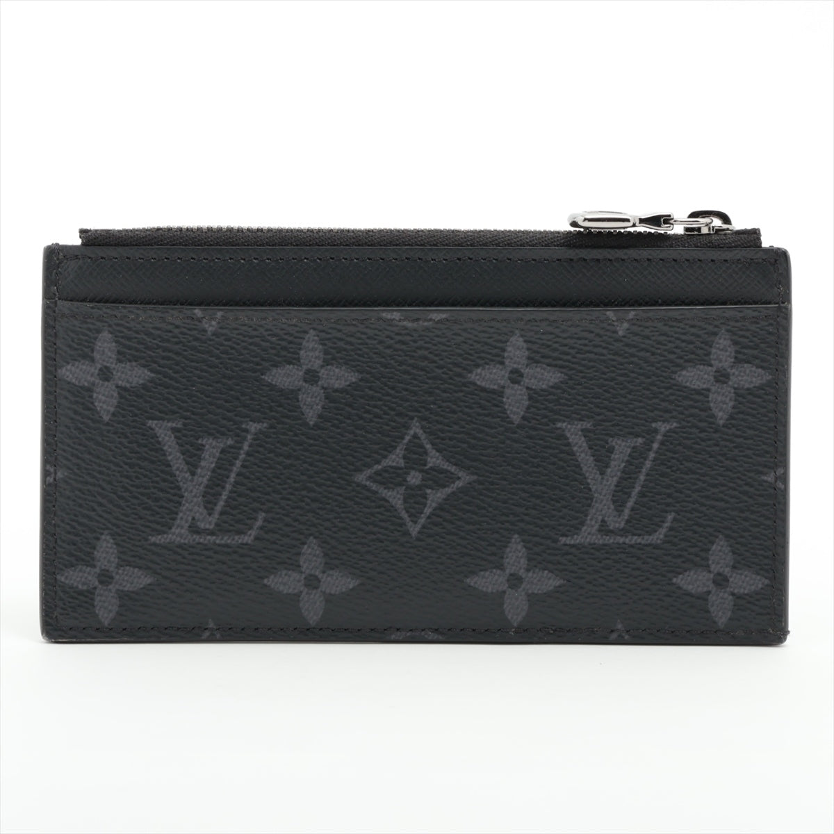 Louis Vuitton Monogram Eclipse Coin Card Holder M69533 Black X Grey Coin Case