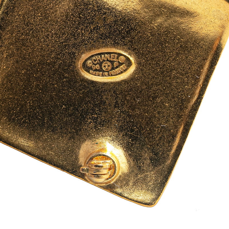 Chanel Vintage Coco Mark Brooch Gold