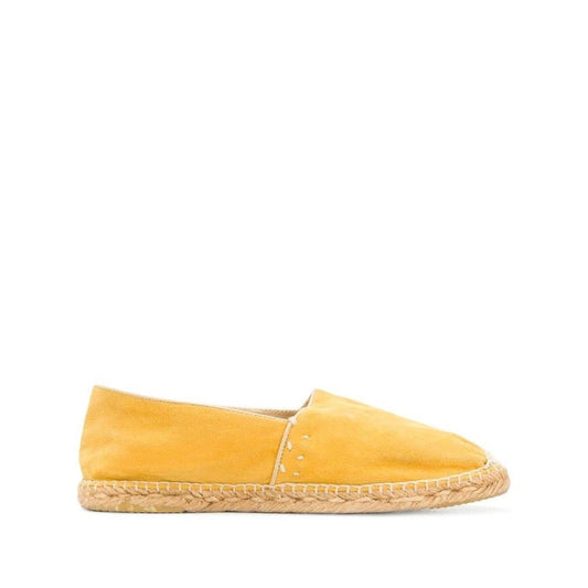 Luxury Gucci Trending 2025 Yellow Suede Espadrilles - '90s