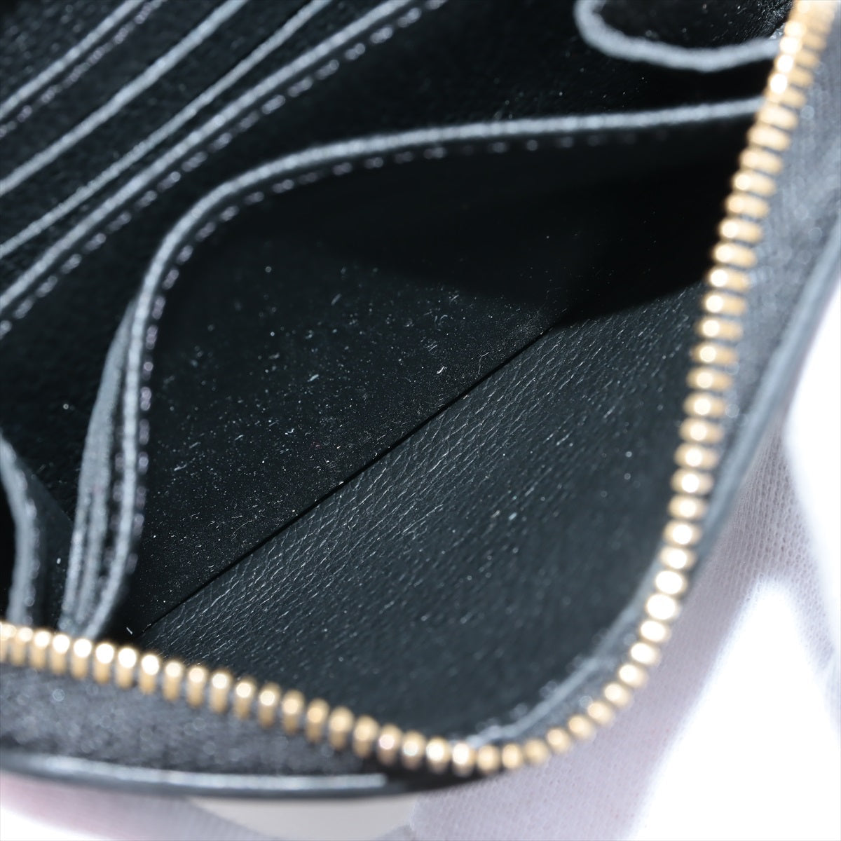 Louis Vuitton Monogram Amplant Zippyr Coin Pass M60574 Black Coin Case