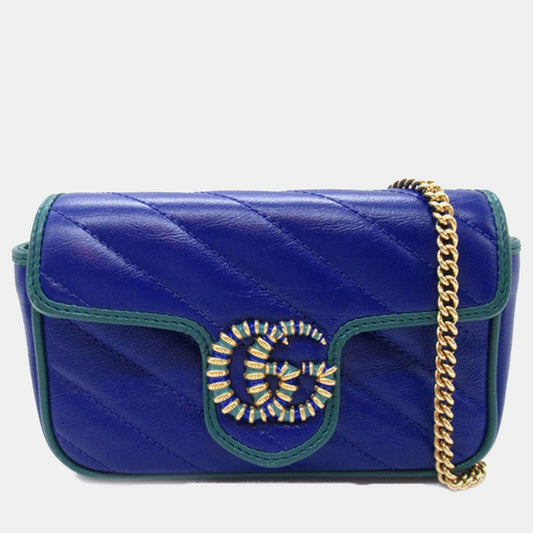 Luxury Gucci Trending 2025 Super Mini GG Marmont Torchon Crossbody Bag