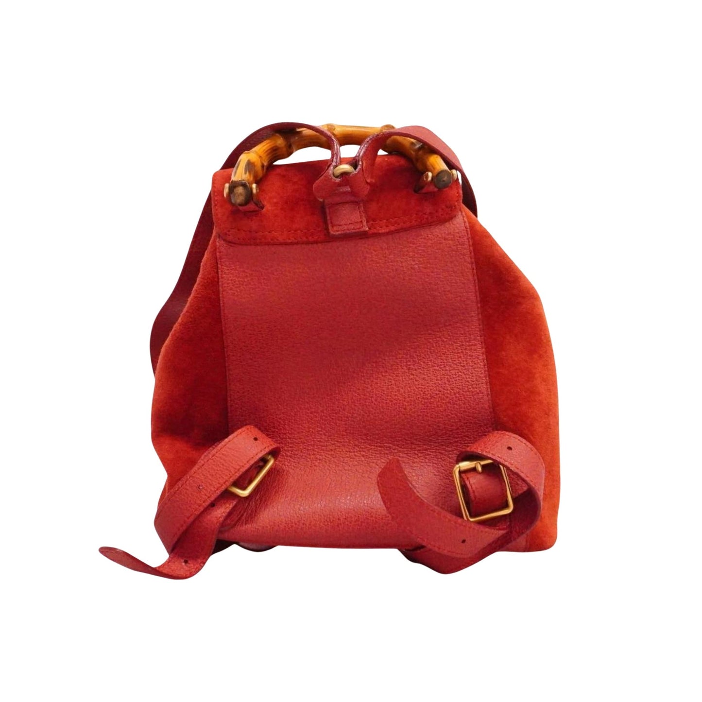 Gucci Bamboo  Suede Backpack Bag ()
