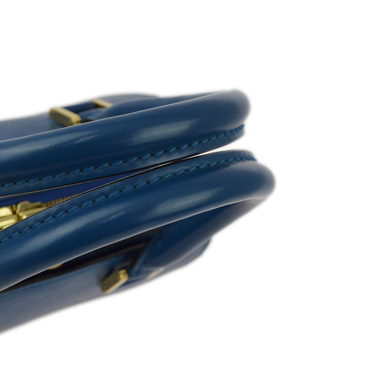 Louis Vuitton 1998 Blue Epi Pont Neuf Handbag M52055