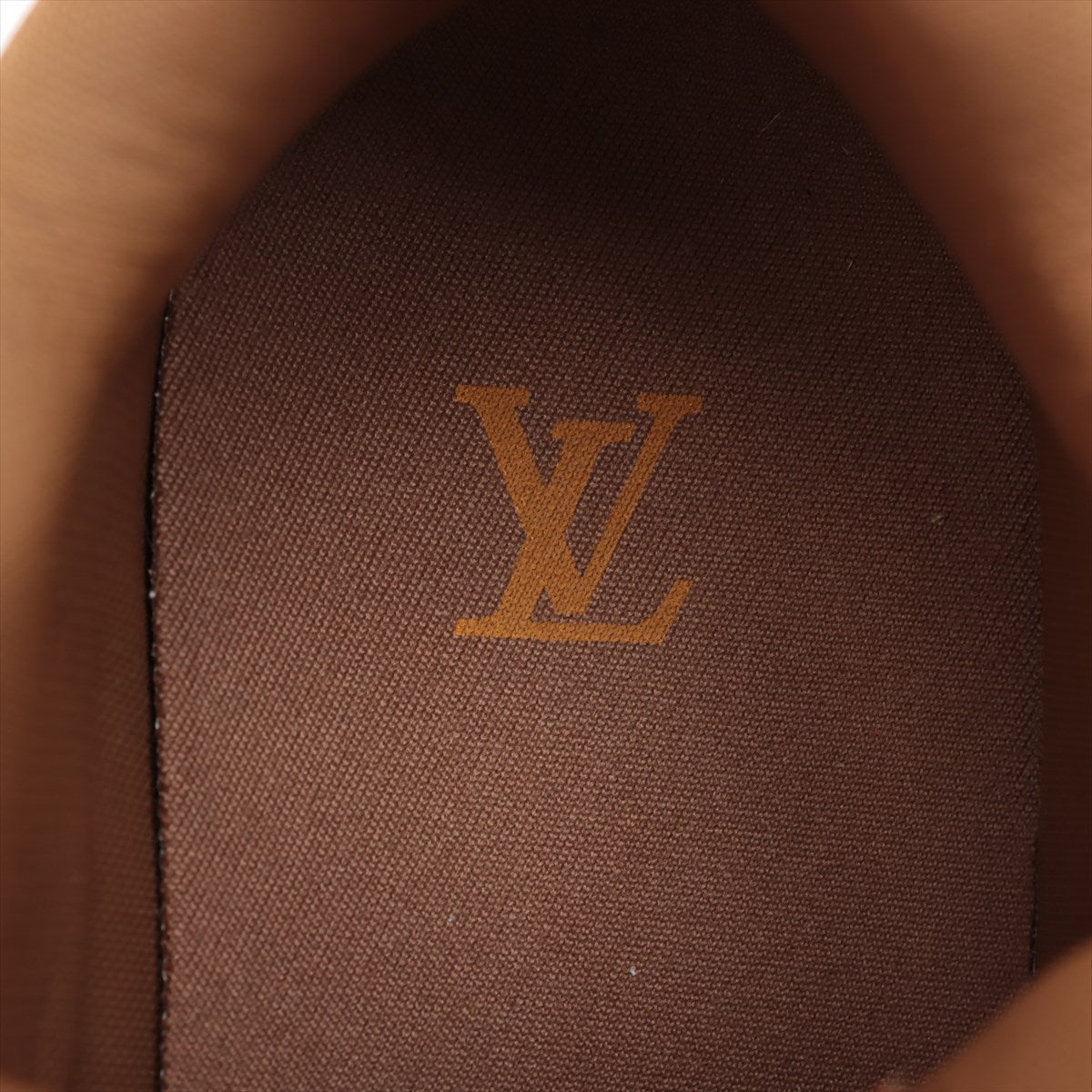 Louis Vuitton LV Trainer Line 20 Years PVC Suede High-Cut Sneaker 8 Men Brown GO0260 Monogram LV Logo Change