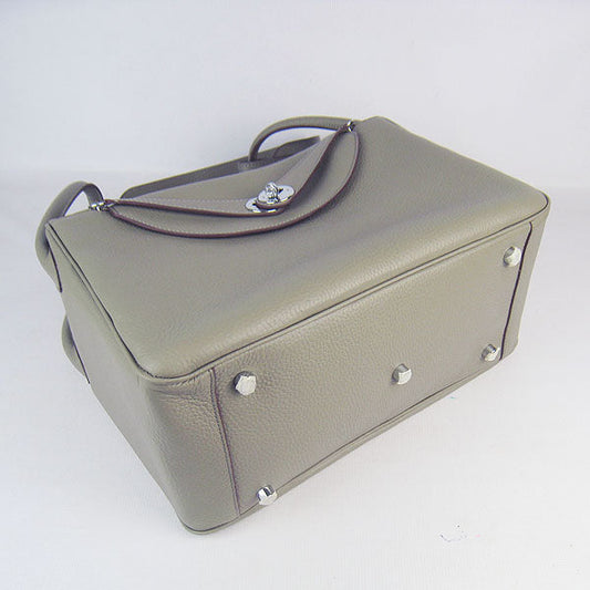 Luxury Hermes Lindy 34cm handbag 6208 khaki
