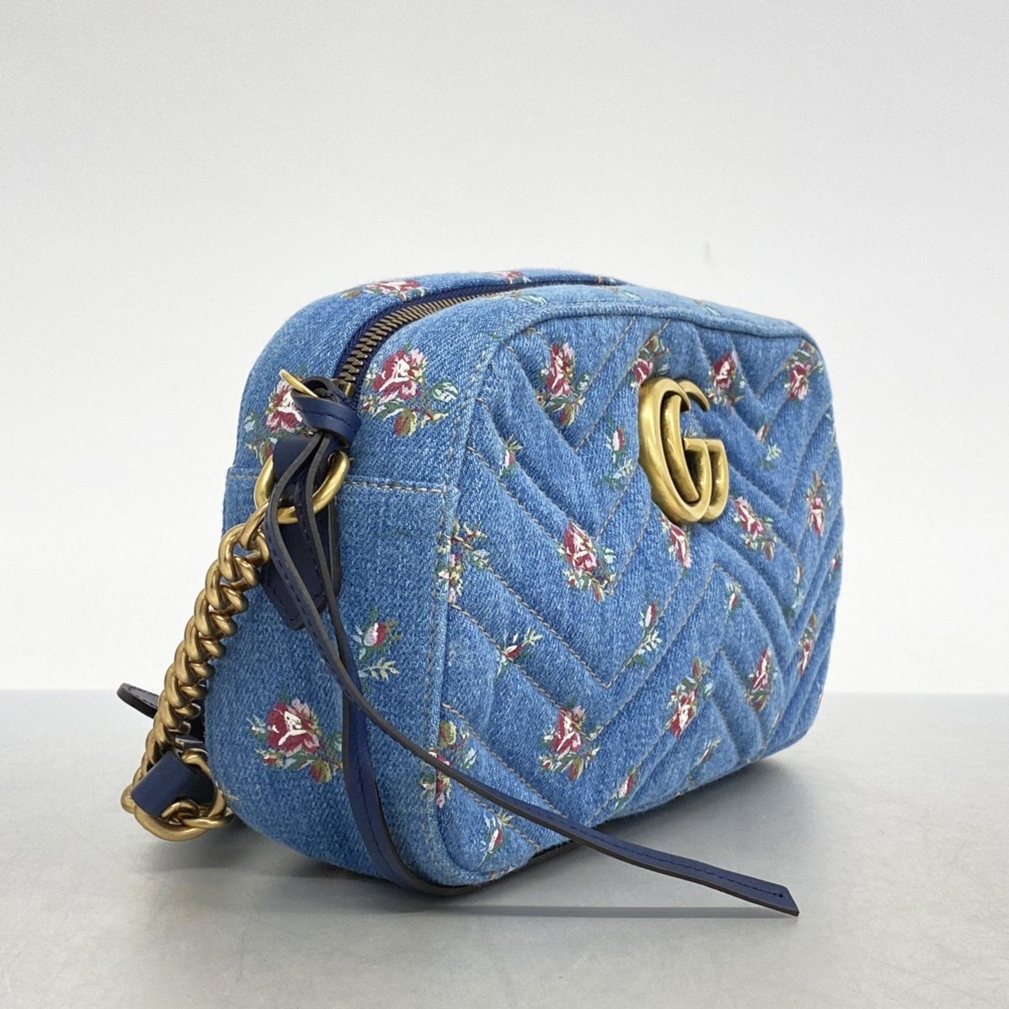 Gucci Gg Marmont   - Jeans Shoulder Bag ()