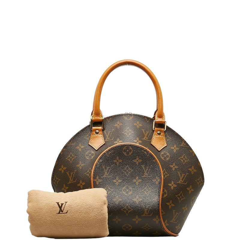 Louis Vuitton Monogram Ellipse PM Handbag M51127 Brown PVC Leather  Louis Vuitton