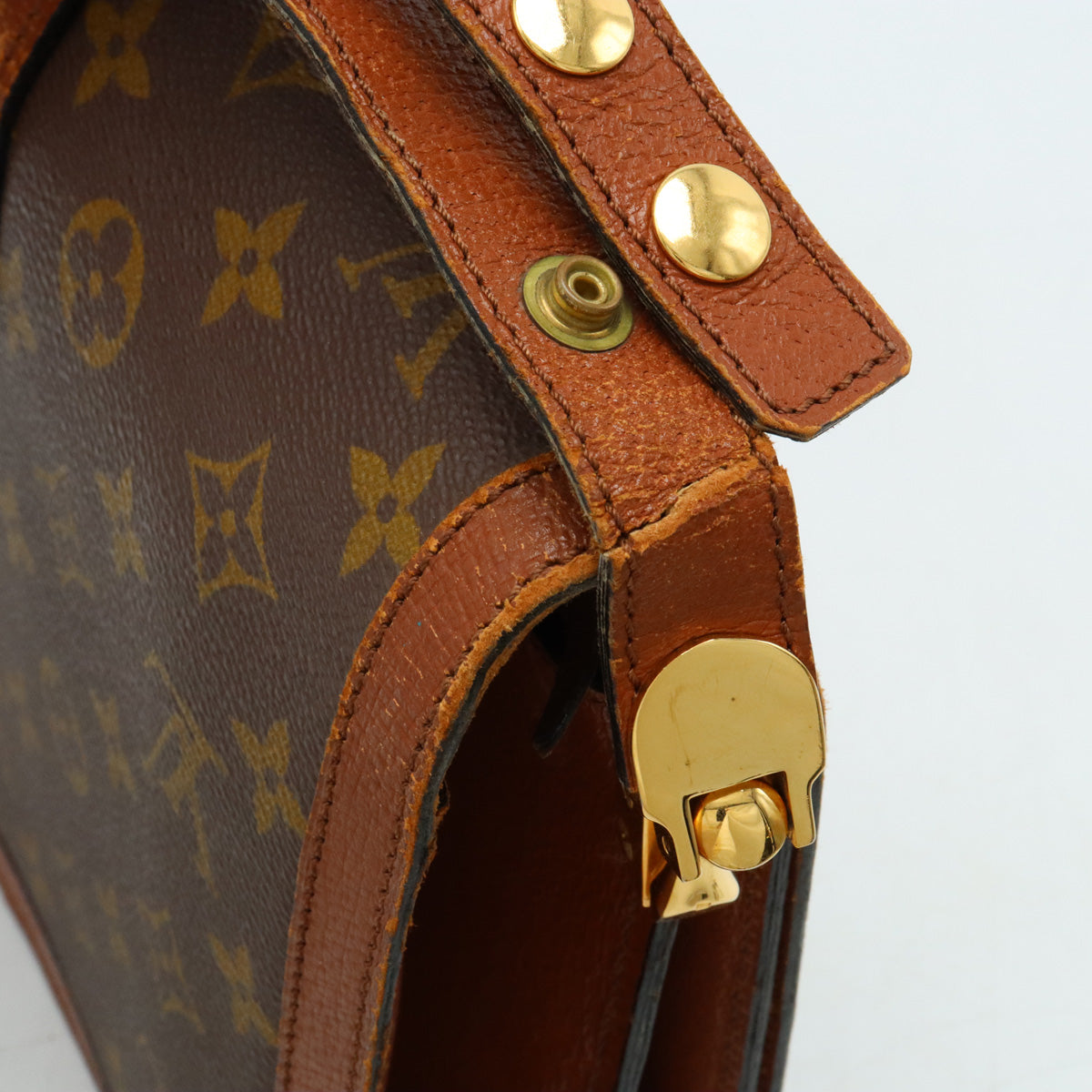 Louis Vuitton Monogram Ron Poan Shoulder Bag Semi-Shoulder 2WAY Handbag Vintage M51412
