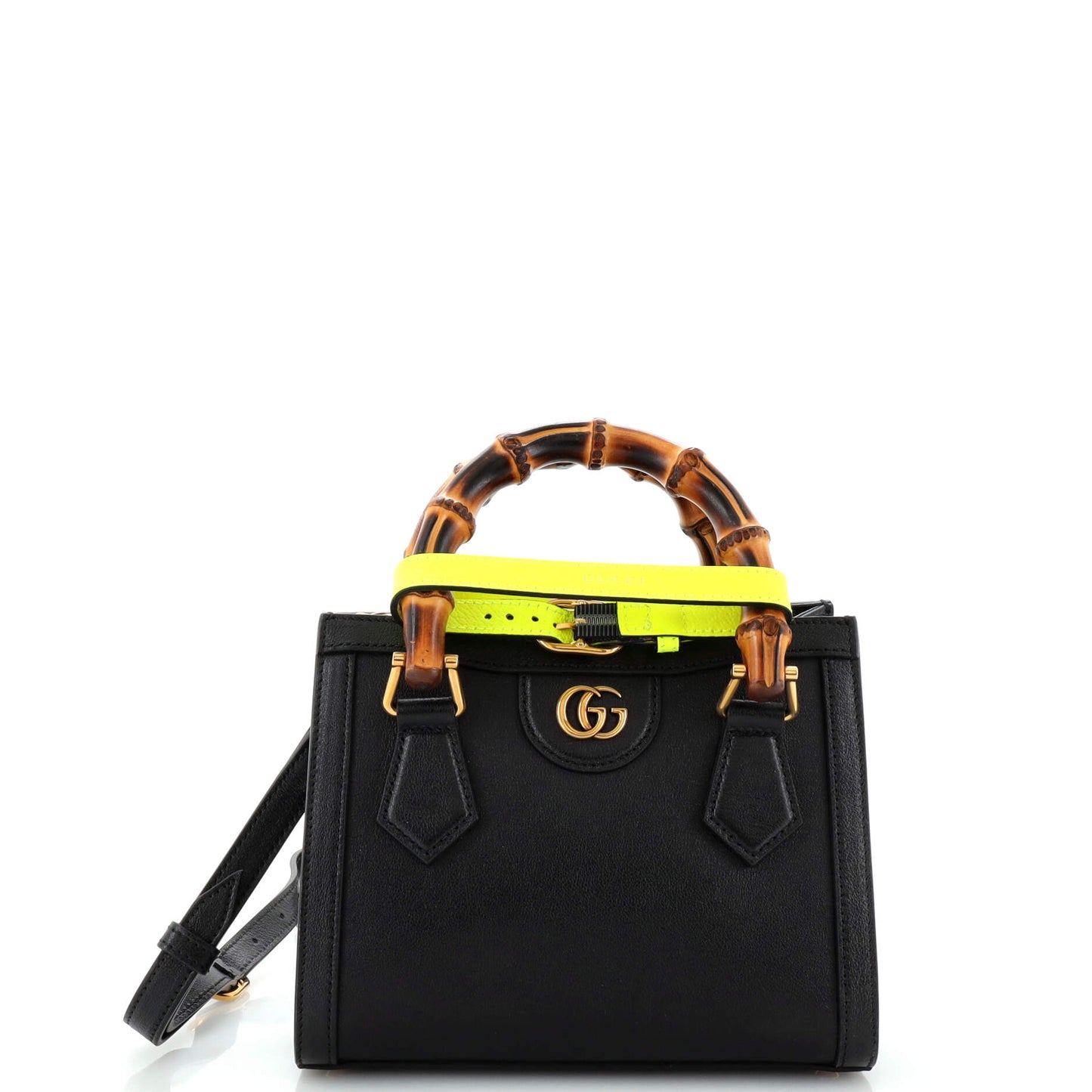 Luxury Gucci Trending 2025 Diana NM Bamboo Handle Tote Leather Mini