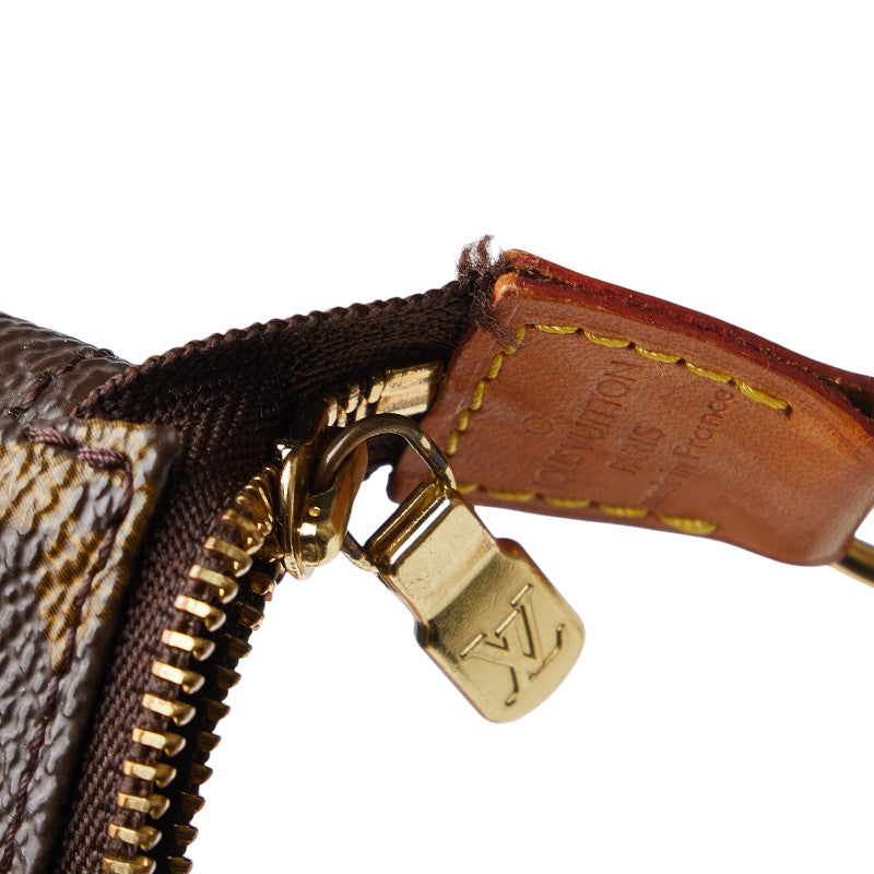 Louis Vuitton Monogram Pochette Accessories Handbag Accessories Pocket M51980 Brown PVC Leather  Louis Vuitton