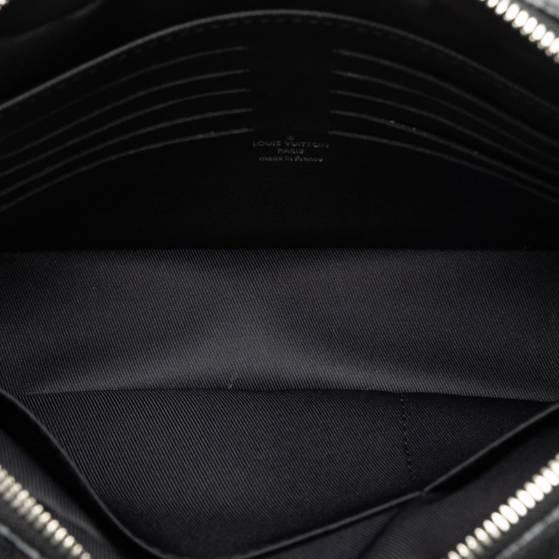 Louis Vuitton Damier Graphite Pochette Cass Second Bag Backpack N41664 Black PVC Leather  Louis Vuitton
