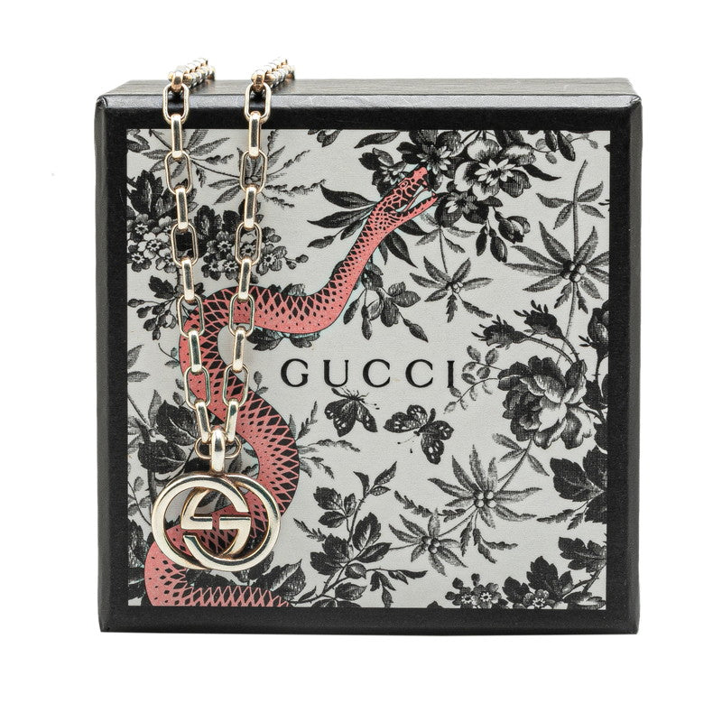 Gucci Interlocking G Silver Necklace