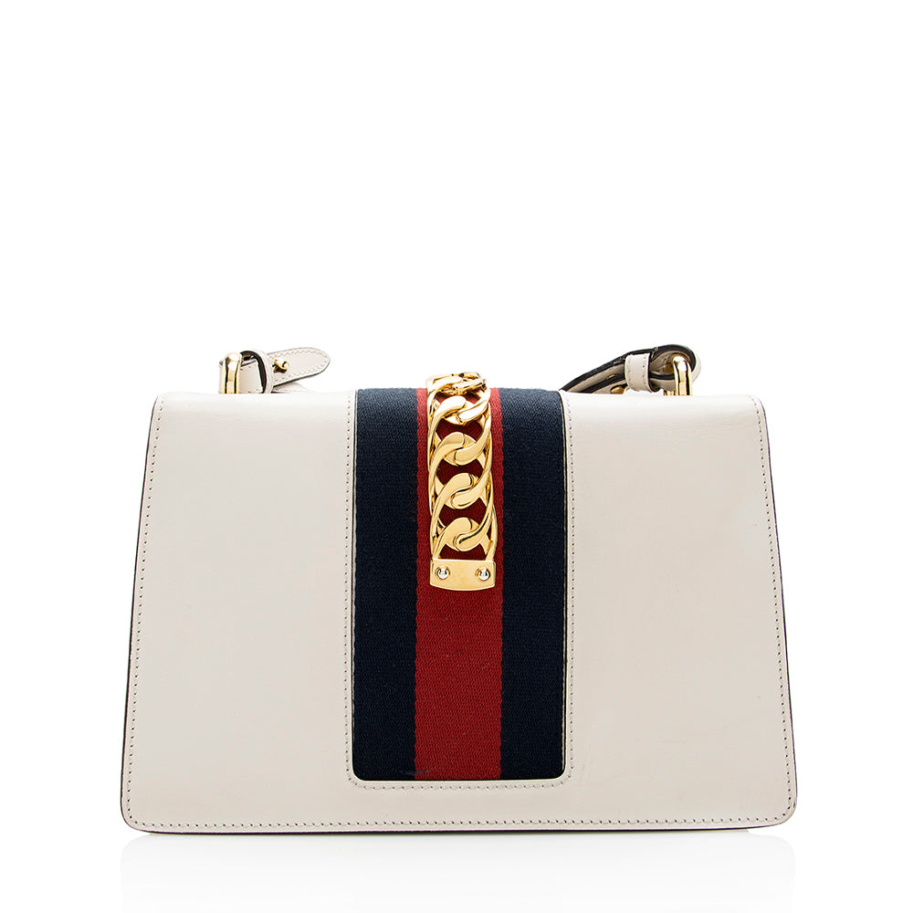 Gucci Leather Sylvie Small Shoulder Bag