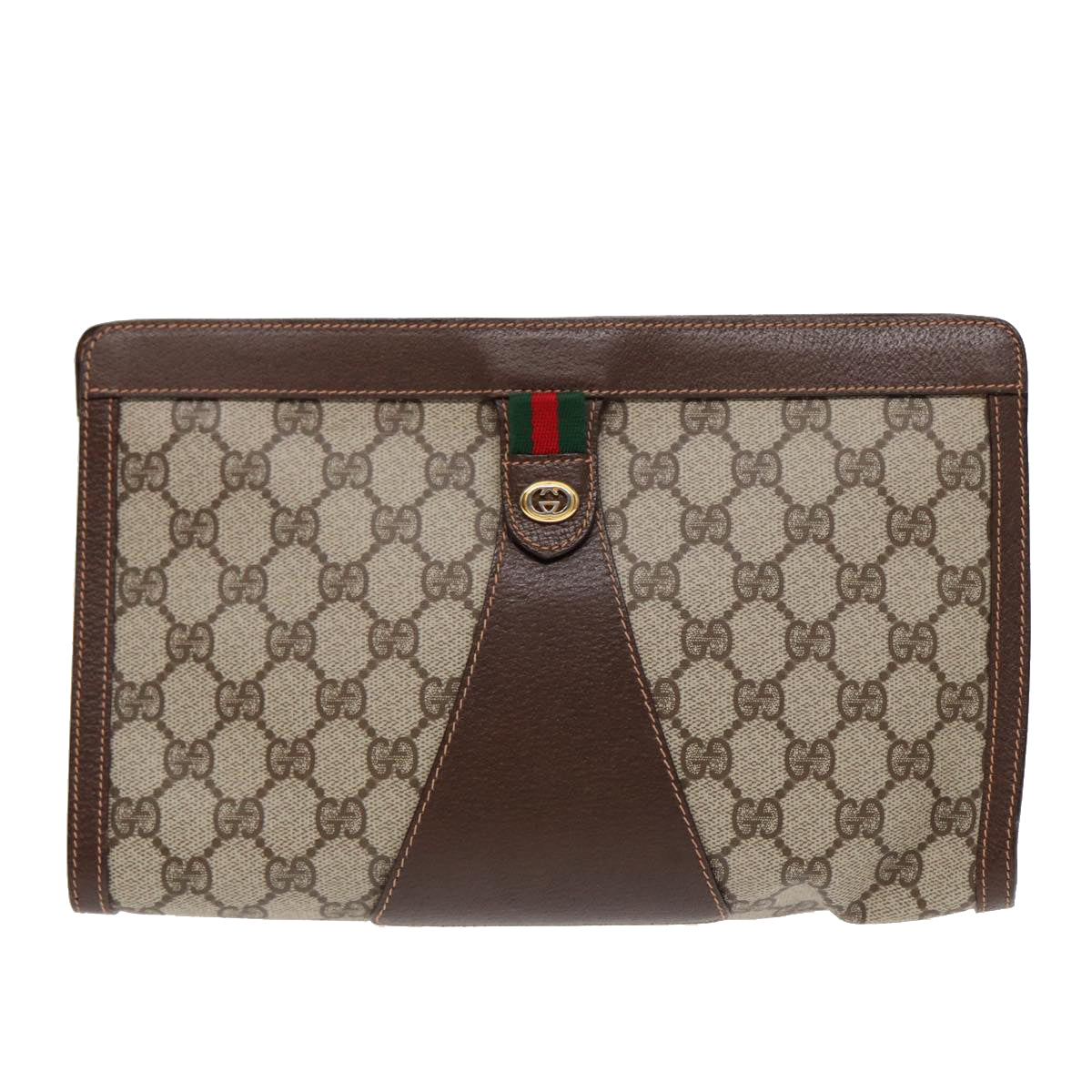 Gucci Ophidia  Canvas Clutch Bag ()