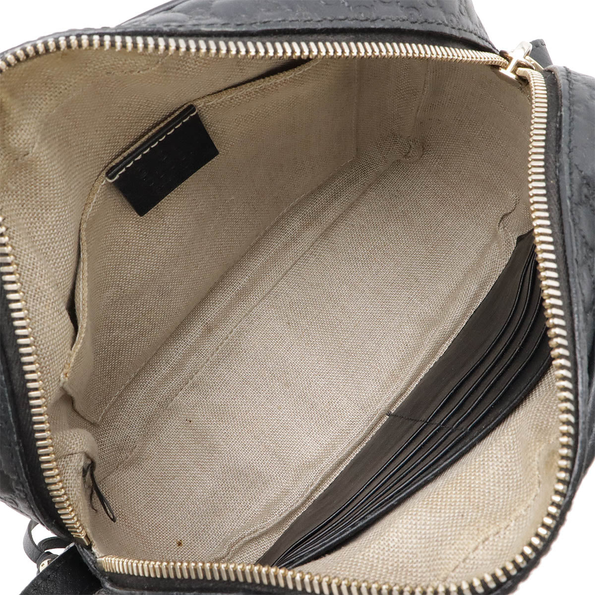 Gucci Leather Microguccissima Shoulder Bag