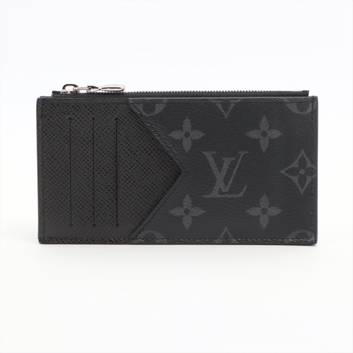 Louis Vuitton Monogram M30271 Coin Card Hers Black Coin Case