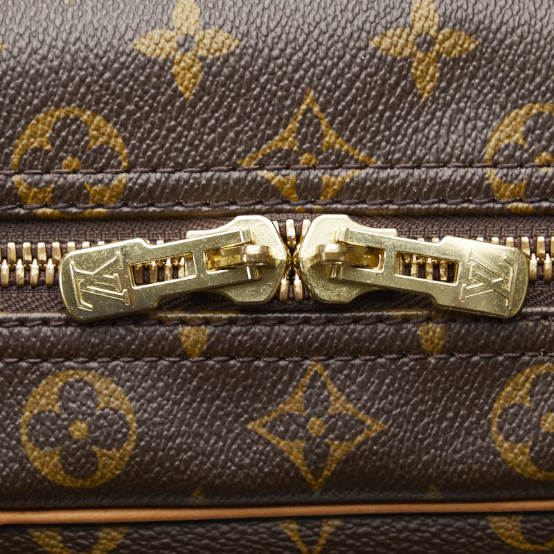 Louis Vuitton Monogram Sirius 45 Travel Bag Boston Bag M41408 Brown PVC Leather  Louis Vuitton