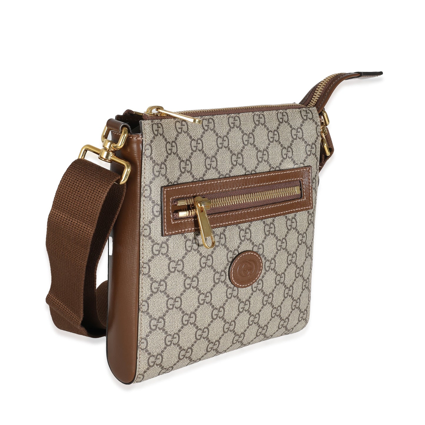 Gucci Beige GG Supreme Small Messenger Bag
