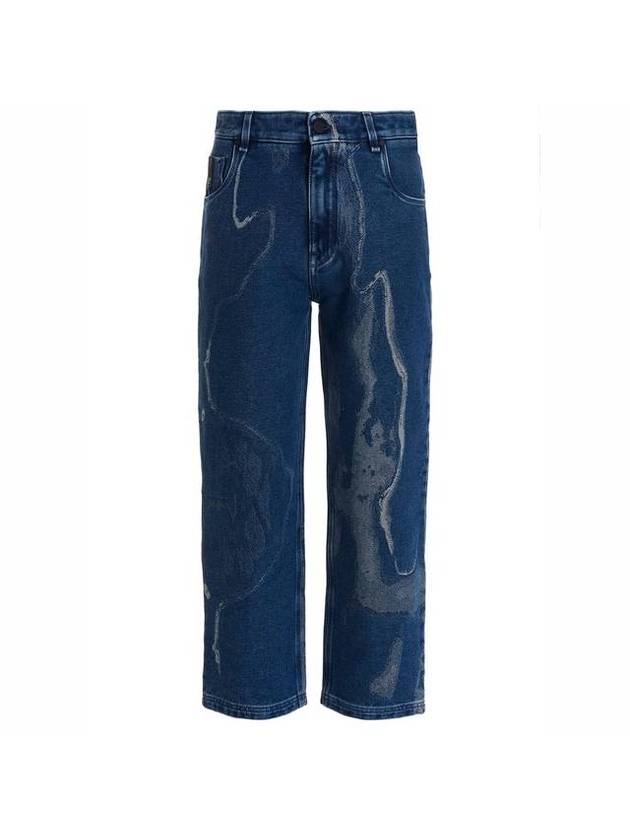 Luxury Fendi Moonlight Denim Straight Jeans