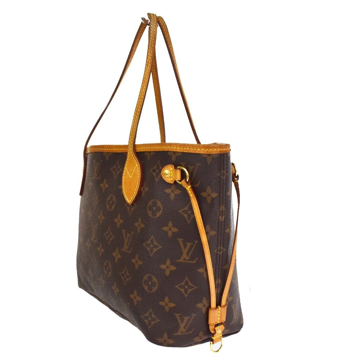Louis Vuitton Neverfull Pm  Canvas Shoulder Bag ()
