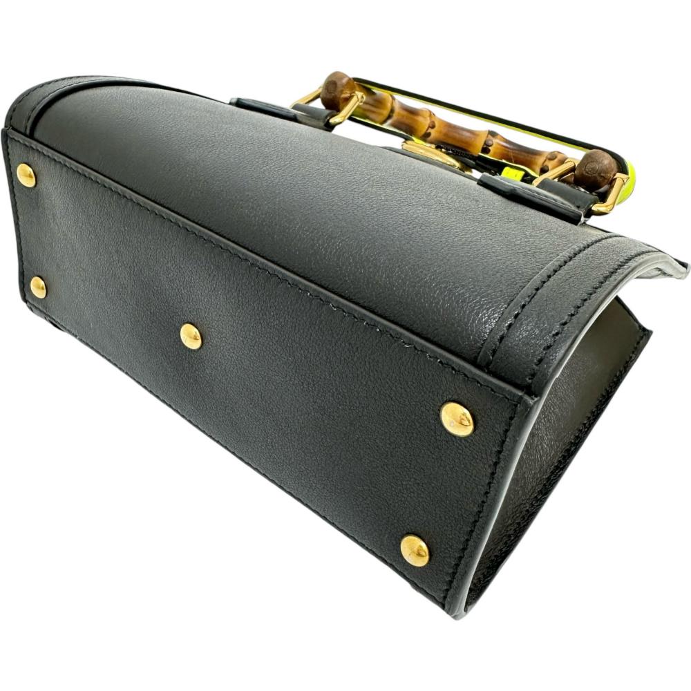 Gucci Diana Mini Bamboo Leather Handbag