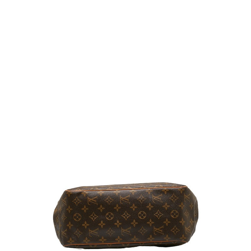 Louis Vuitton Monogram Battalion Vertical Shoulder Bag M51153 Brown PVC Leather  Louis Vuitton