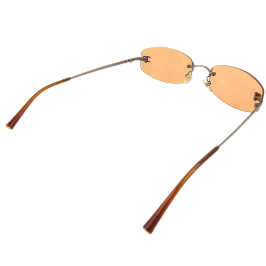 Luxury Chanel Sunglasses Eyewear Orange Small New