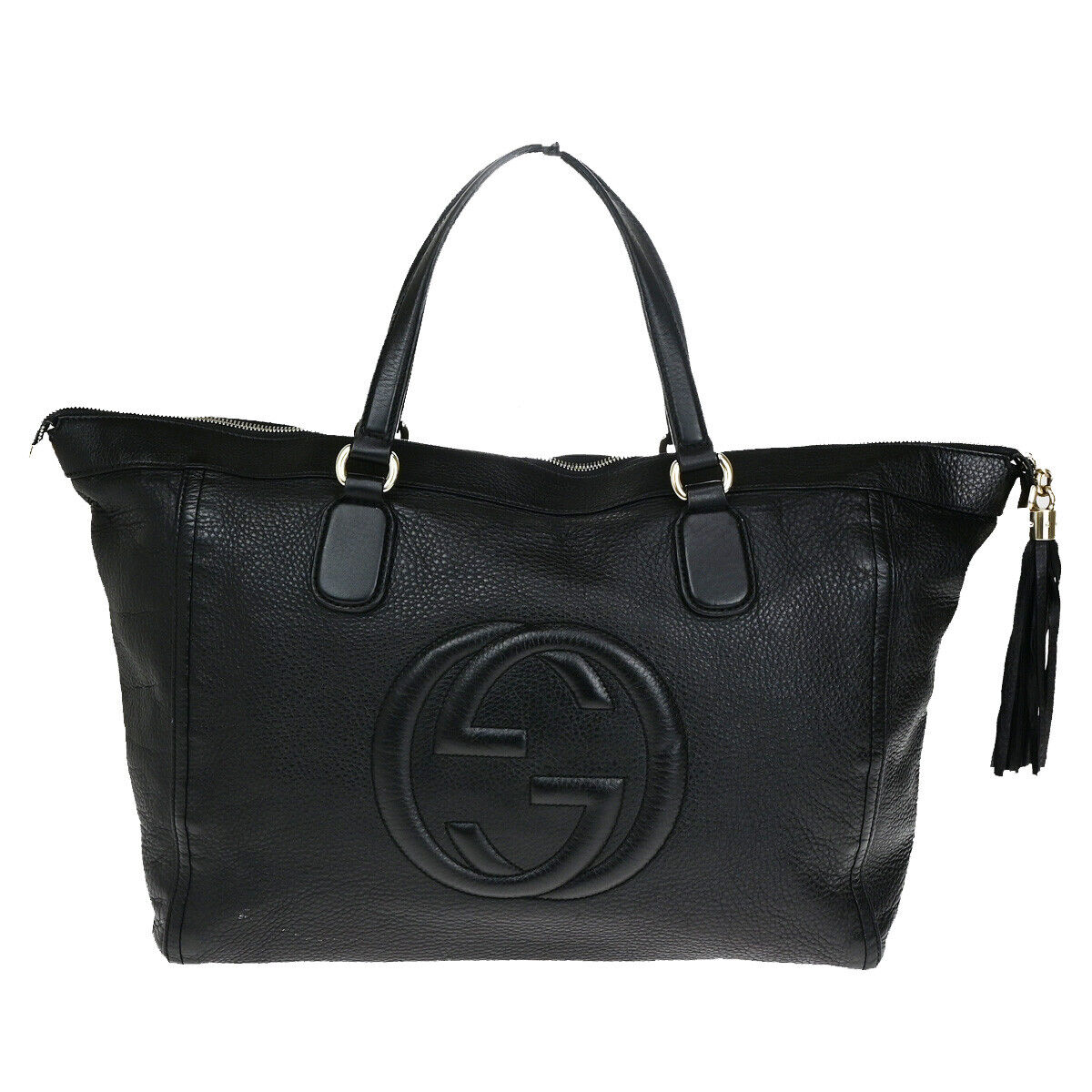Luxury Gucci Trending 2025 Soho  Leather Tote Bag ()