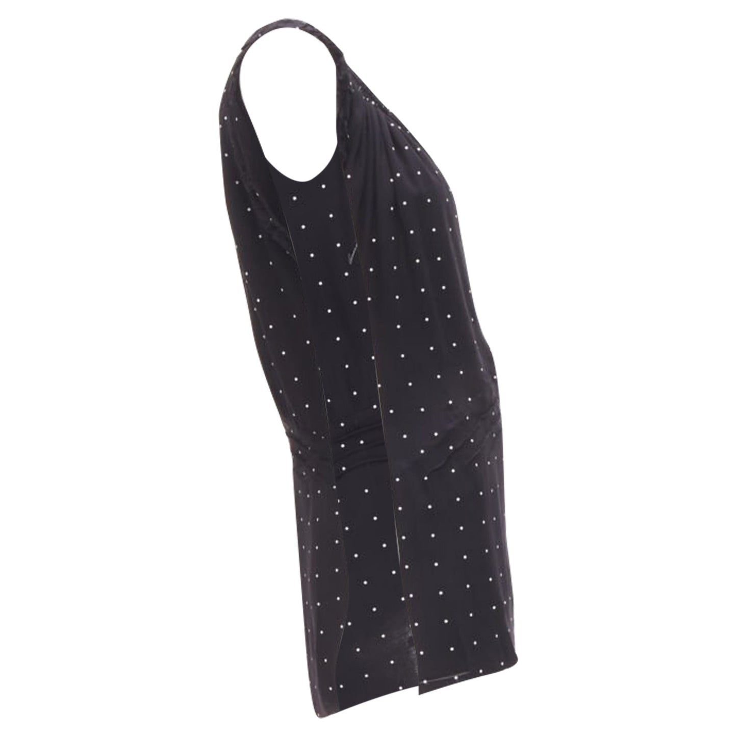 Gucci polka dot cursive logo print laced mini dress