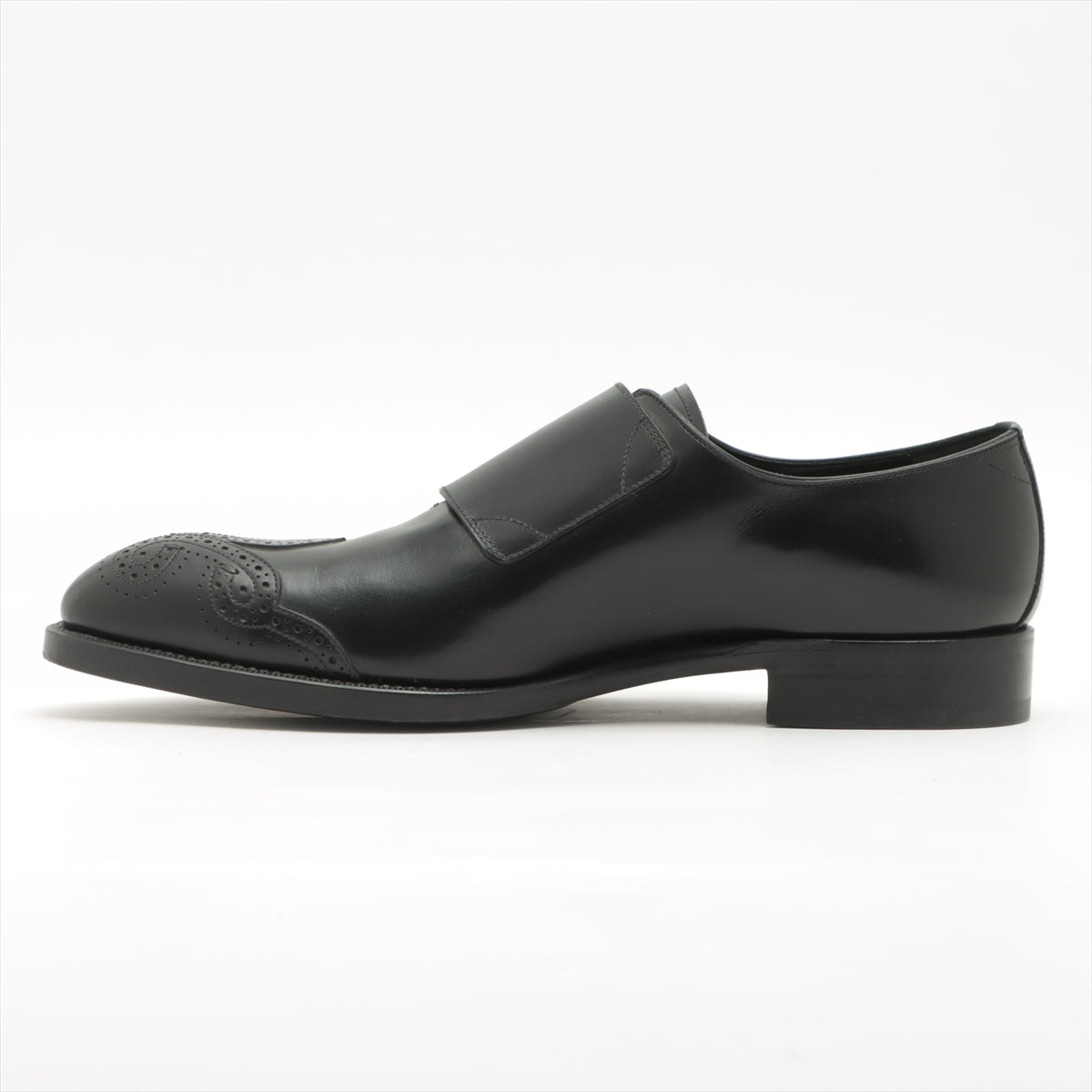 Louis Vuitton 06  Leather Shoes 8.5 Black NI0036