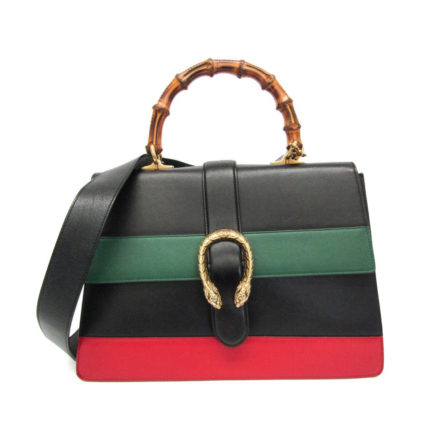 Gucci Bamboo  Leather Shoulder Bag ()