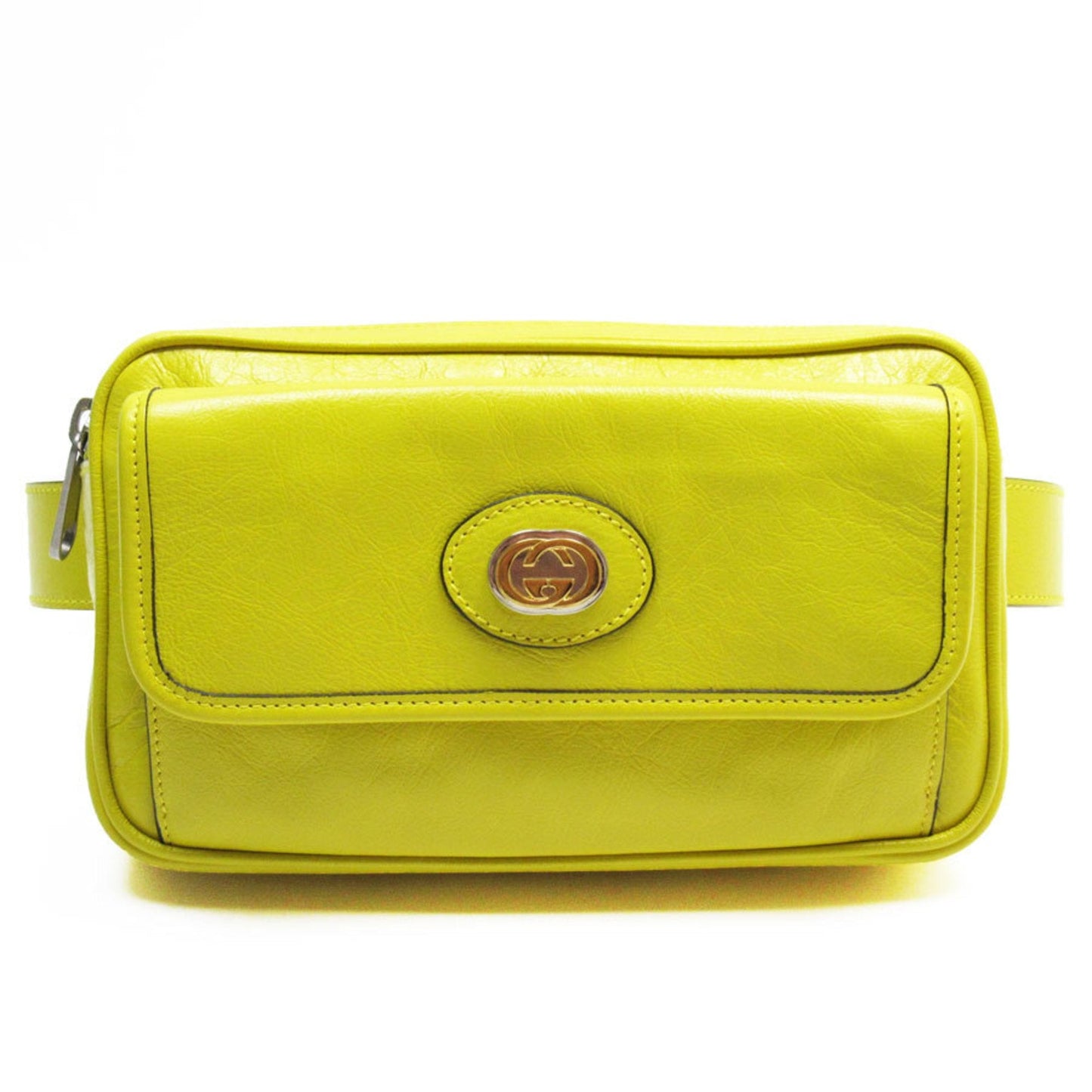 Gucci Interlocking G  Leather Clutch Bag ()