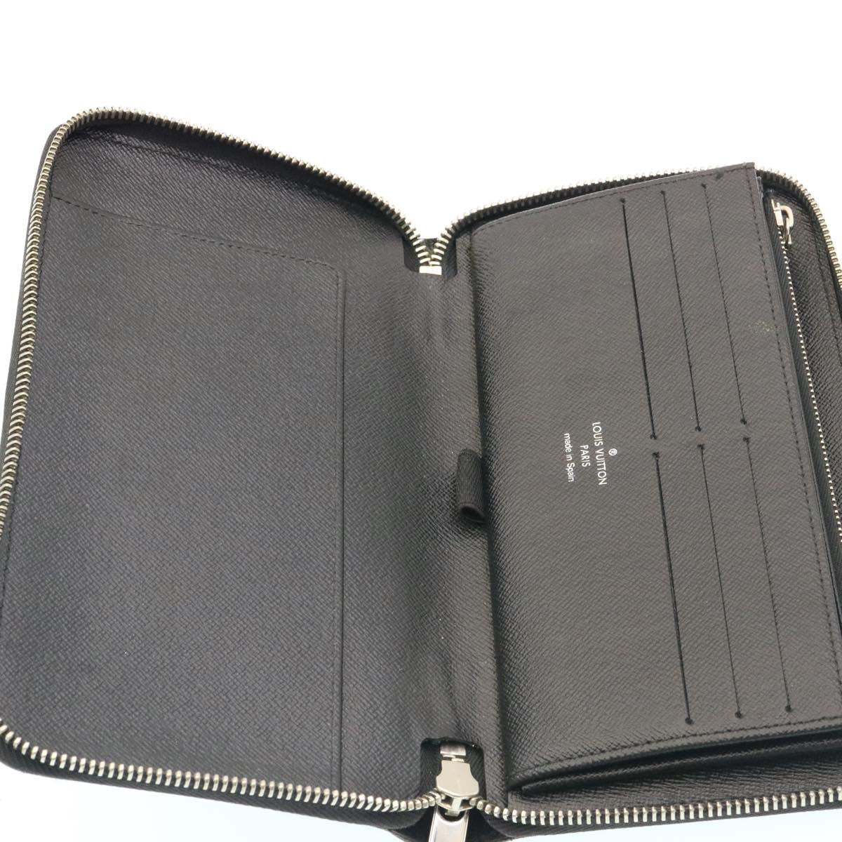 LOUIS VUITTON Epi Zippy Organizer Long Wallet Black M63852 LV ac130