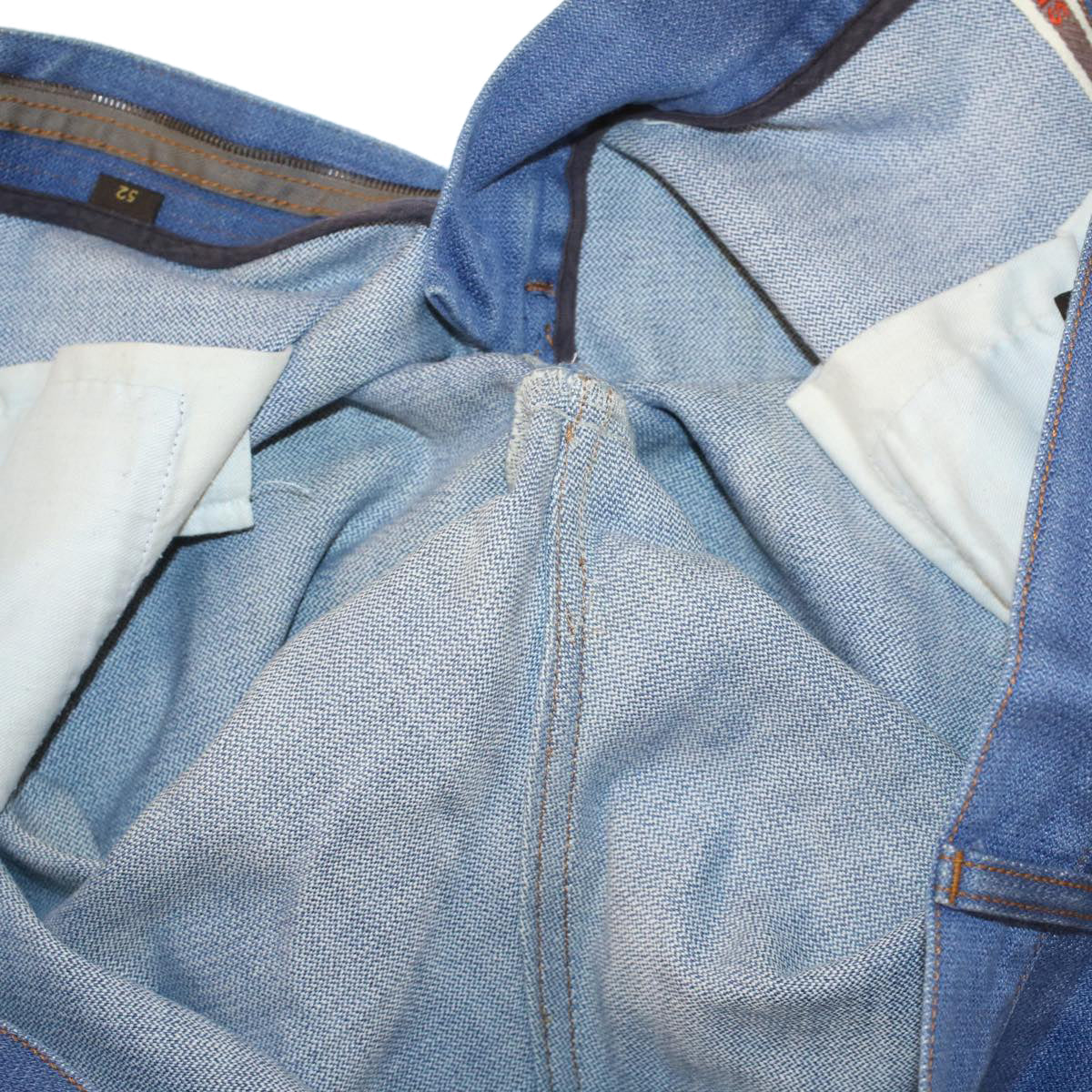 LOUIS VUITTON jeans Pants Cotton Denim Blue LV ac1382