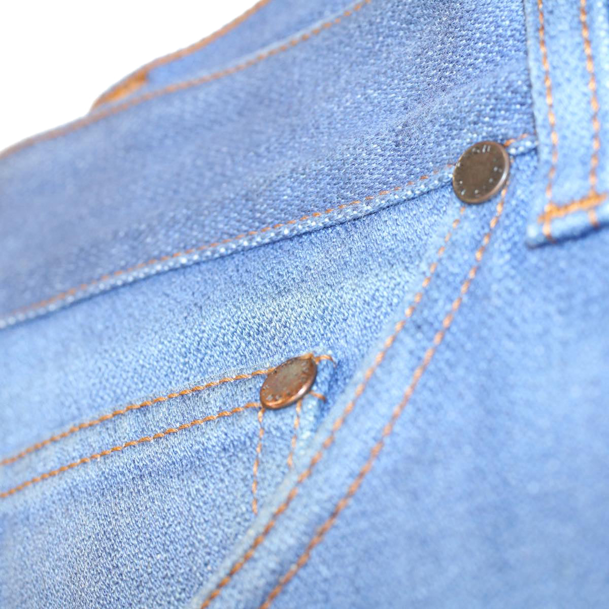 LOUIS VUITTON jeans Pants Cotton Denim Blue LV ac1382