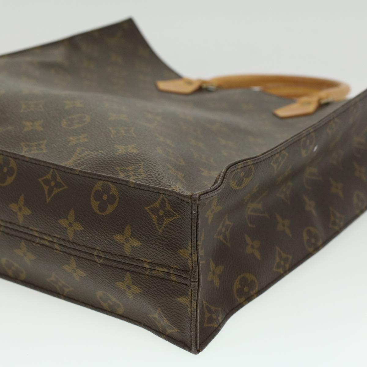 LOUIS VUITTON Monogram Sac Plat Hand Bag M51140 LV ac1466