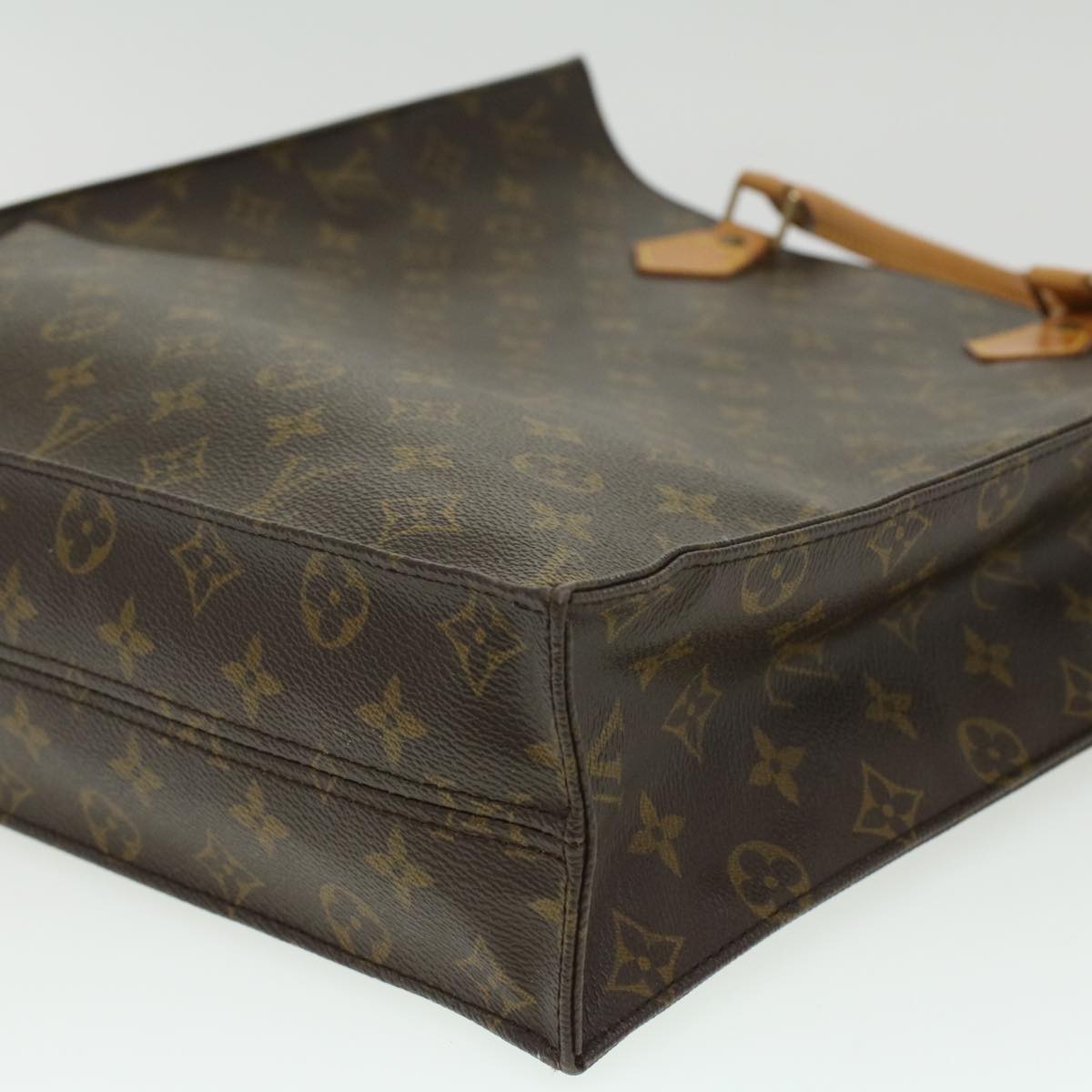 LOUIS VUITTON Monogram Sac Plat Hand Bag M51140 LV ac1466