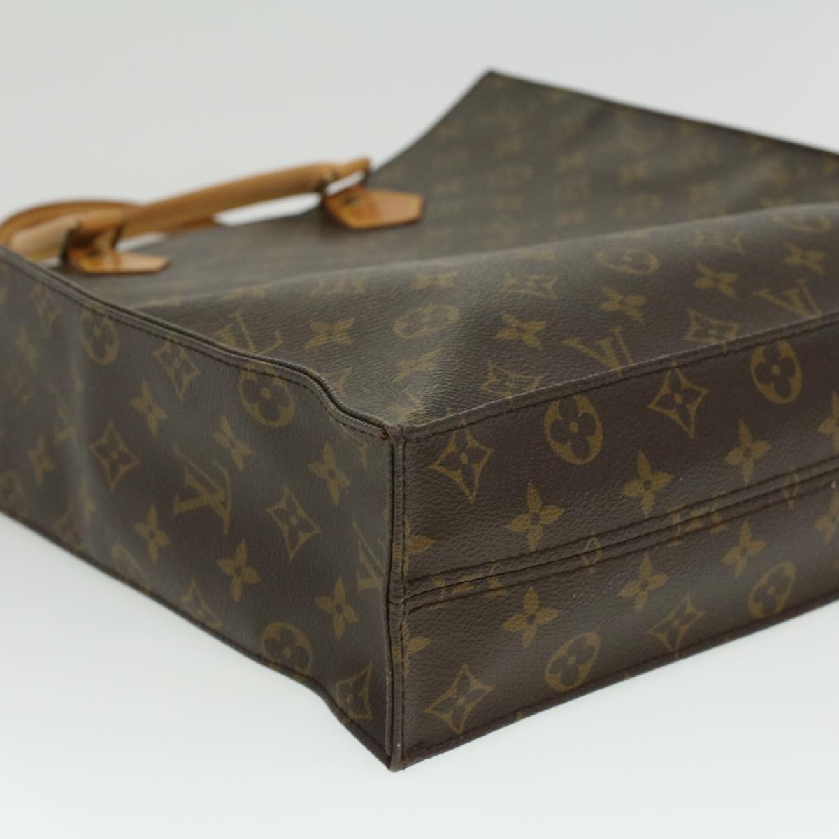 LOUIS VUITTON Monogram Sac Plat Hand Bag M51140 LV ac1466
