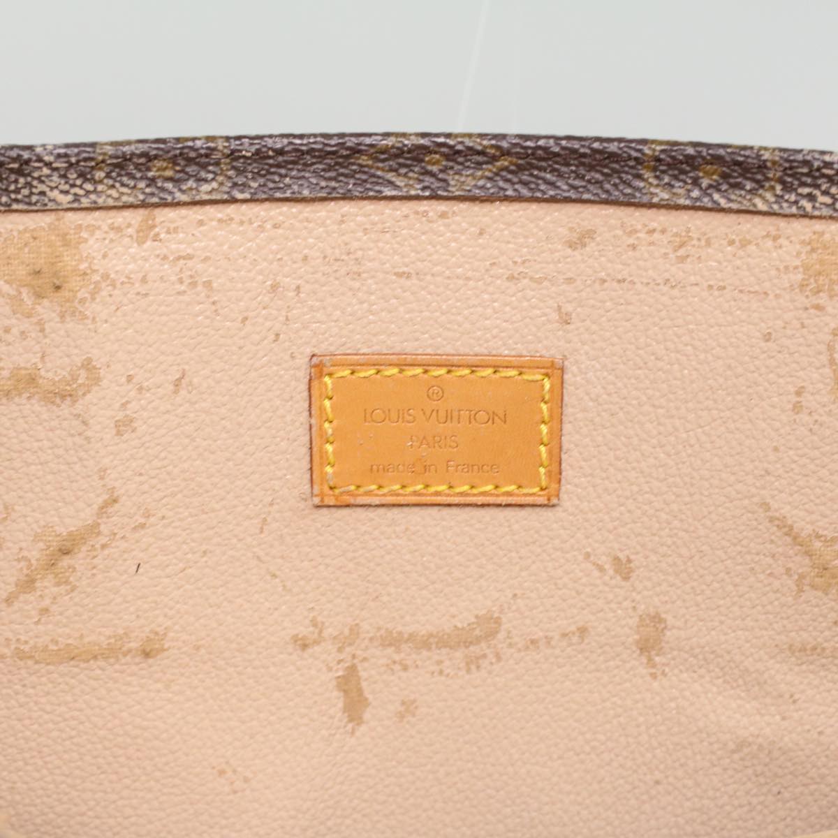 LOUIS VUITTON Monogram Sac Plat Hand Bag M51140 LV ac1466