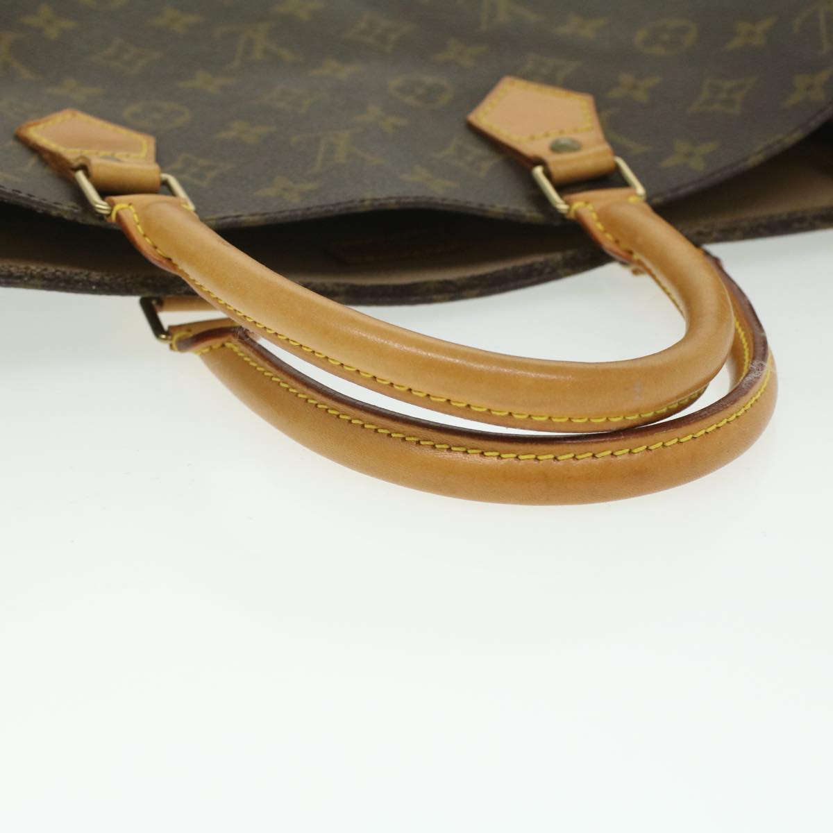 LOUIS VUITTON Monogram Sac Plat Hand Bag M51140 LV ac1466