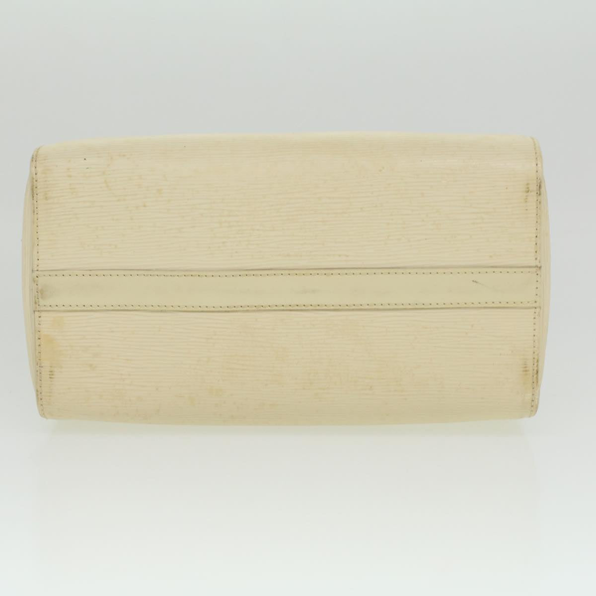 LOUIS VUITTON Epi Speedy 25 Hand Bag Ivory M5923J LV ac1525