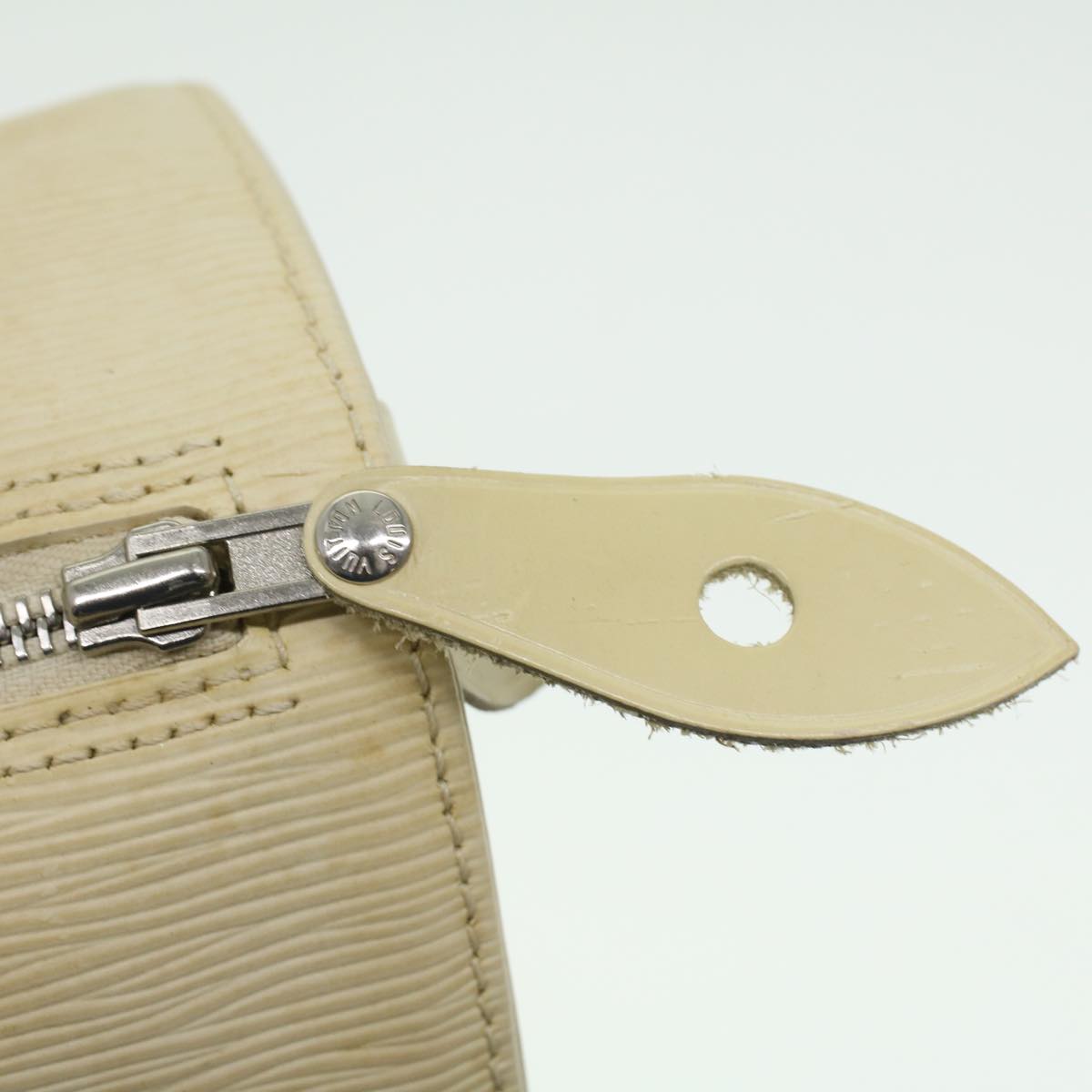 LOUIS VUITTON Epi Speedy 25 Hand Bag Ivory M5923J LV ac1525