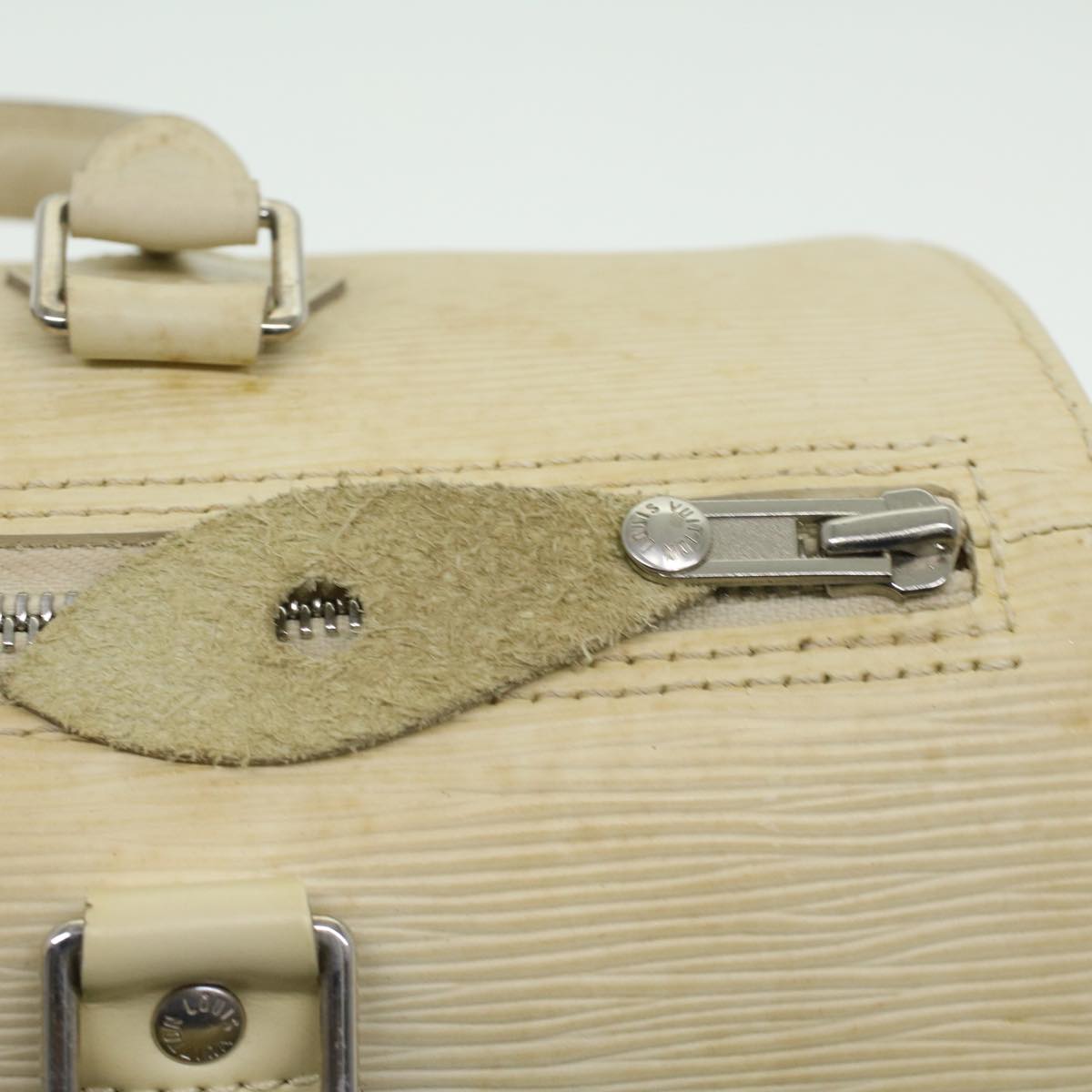 LOUIS VUITTON Epi Speedy 25 Hand Bag Ivory M5923J LV ac1525
