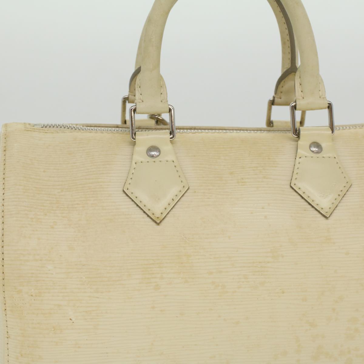 LOUIS VUITTON Epi Speedy 25 Hand Bag Ivory M5923J LV ac1525