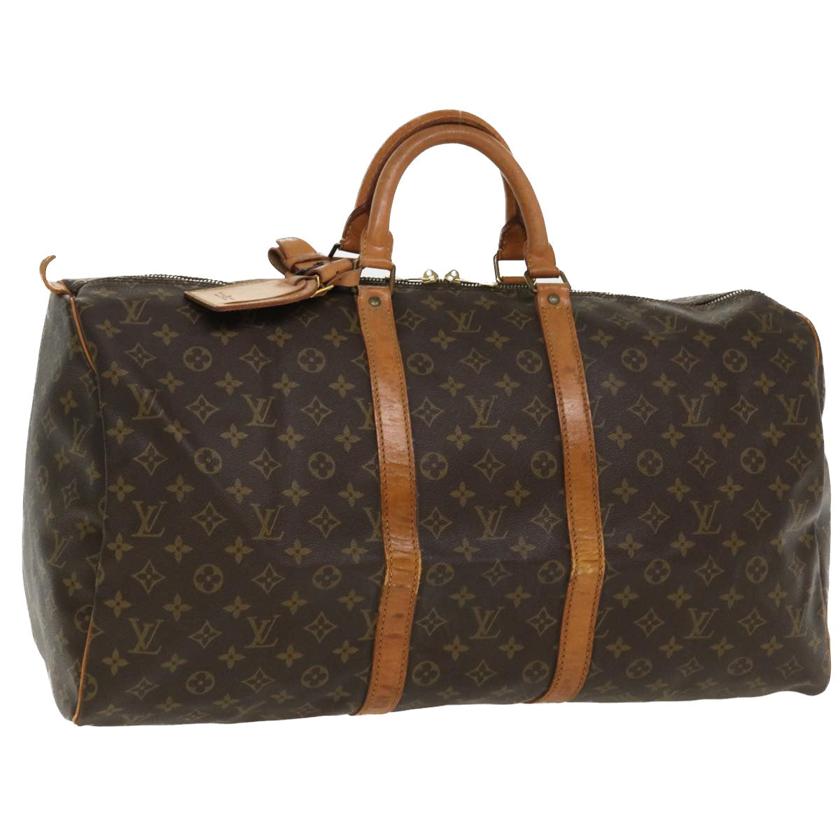 LOUIS VUITTON Monogram Keepall 55 Boston Bag M41424 LV ac1831
