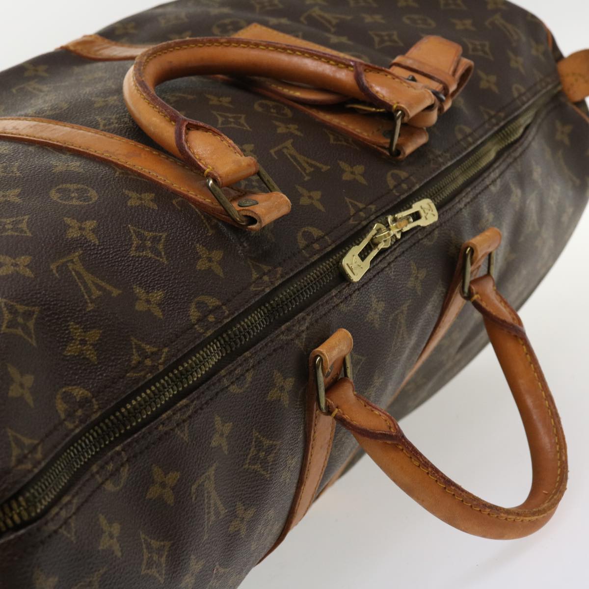 LOUIS VUITTON Monogram Keepall 55 Boston Bag M41424 LV ac1831