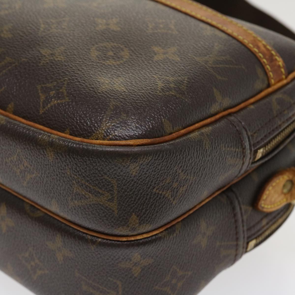 LOUIS VUITTON Monogram Reporter PM Shoulder Bag M45254 LV ac1876